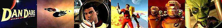 Some screenshots from the Dan Dare TV series